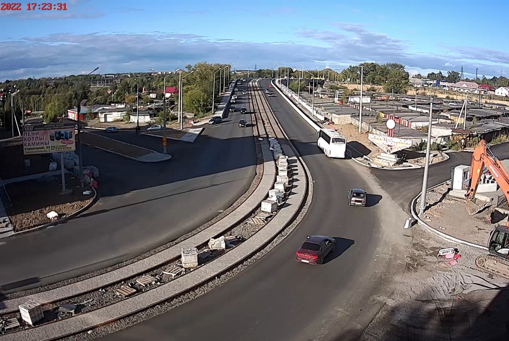 Строители моста на Тагилстрой оставили трамвайные пути без дренажа