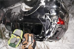 В аварии на Серовской трассе пострадал трёхмесячный малыш (фото)