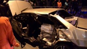 Ночное ДТП на Вагонке: столкнулись ВАЗ 2115 и Toyota RAV4 (фото, видео)