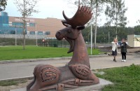 Вандалы разрушают скульптуры в парке «Народный», установленные всего два месяца назад