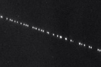 Жители Урала всю неделю смогут наблюдать, как друг за другом пролетают 60 спутников Илона Маска. Графики