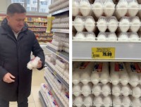 Замгубернатора купил яйца за 80 рублей: видео