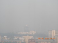 Екатеринбург окутал смог от лесных пожаров: Урал по-прежнему горит