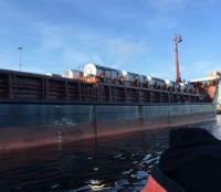 Активисты Greenpeace нашли корабль, на котором везут радиоактивные отходы из Германии в Свердловскую область (фото)