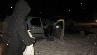 На Серовском тракте лоб в лоб столкнулись Renault Logan и внедорожник, два человека погибли (видео)