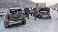В массовой аварии на Серовском тракте столкнулись более 20 машин (фото)