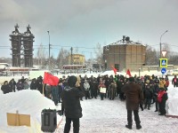 «Депутаты голосуют за все что предложат»: тагильчане вышли на митинг против «мусорной» реформы в 20-ти градусный мороз (фото)