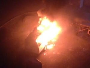 Ночью в центре Нижнего Тагила горела пассажирская газель (видео)