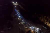На Белой сошла лавина света: с горы спустились 371 человек с фонариками (фото, видео)