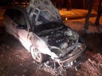 В Нижнем Тагиле сгорел Ford Focus. Владелец считает, что это поджог (фото)