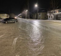 Посмотрите на дороги, которые превратились в каток после ледяного дождя на севере Свердловской области