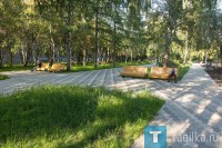 Сквер за ДК «Юбилейный» за 71 млн рублей почти готов. Посмотрите, что получилось