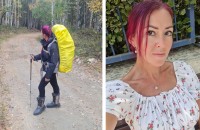 Женщина идёт из Челябинской области в Нижний Тагил по лесу