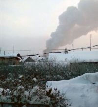 Несколько часов без электричества и отопления провели жители Кирпичного из-за пожара
