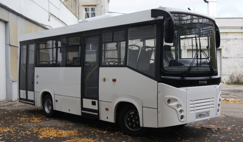 По всей видимости идет речь об автобусах ульяновского производителя Simaz: они базируются на шасси Isuzu. Цена от 4 млн рублей
