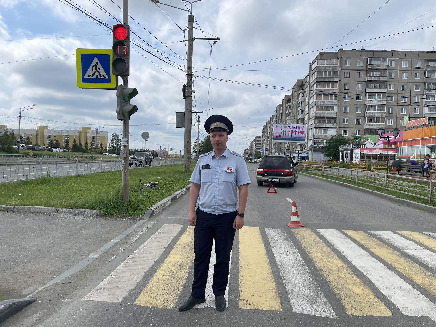 В Нижнем Тагиле сбили велосипедиста на пешеходном переходе