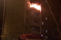 На Гальянке сгорела квартира на шестом этаже (видео)