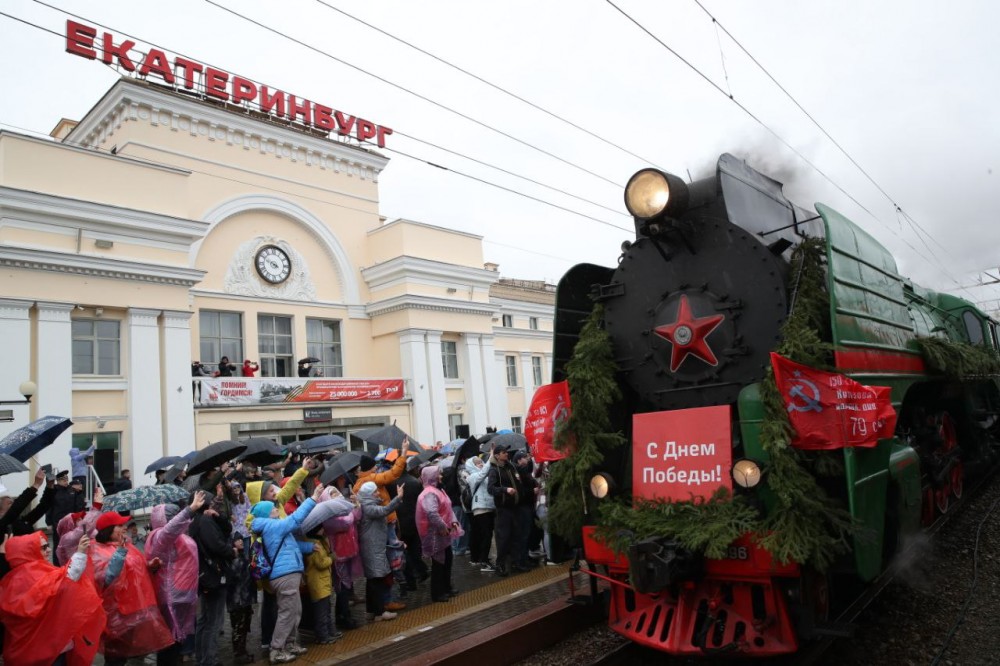 Ретропоезд «Эшелон Победы» изменил расписание в Нижнем Тагиле: фото, видео