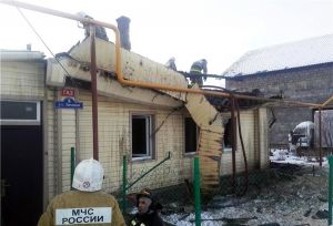 Частный дом сгорел на Северном посёлке (фото)