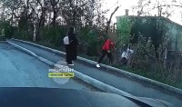 В Нижнем Тагиле водитель внедорожника накинулся с битой на пешеходов: видео
