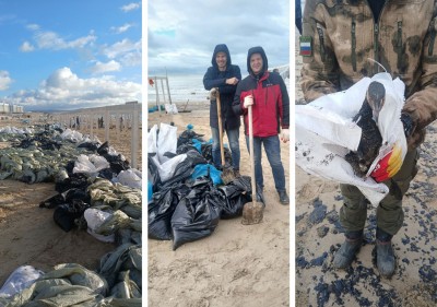 Уроженец Нижнего Тагила откликнулся на призыв очистить пляжи Анапы от мазута