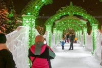 В Нижнем Тагиле открыли ледовый городок. Посмотрите, каким он получился