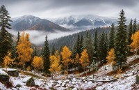 На Свердловскую область идет снег: когда и где он выпадет (карта)