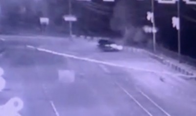 Появилось второе видео момента страшной аварии у музея в Тагиле (обновлено)