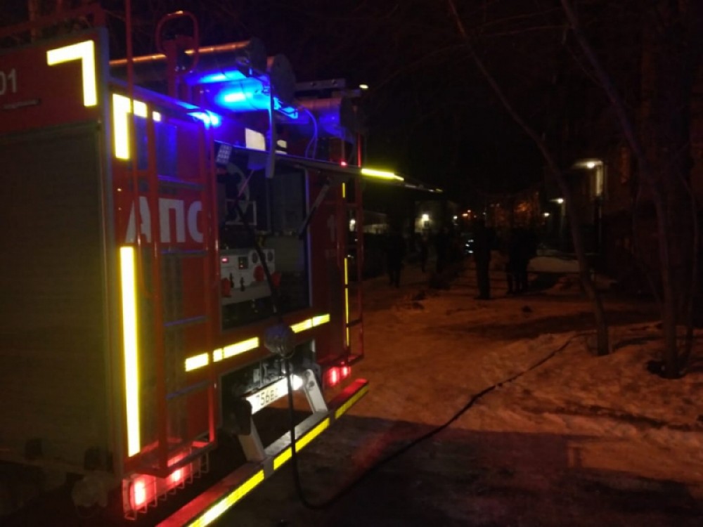 Ночной пожар в Нижнем Тагиле унес жизнь человека