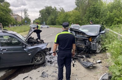 В ГАИ рассказали подробности лобовой аварии в Нижнем Тагиле: виновник был пьян и без прав