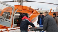 Пациента с инфарктом миокарда доставили из Кушвы в Нижний Тагил на вертолёте