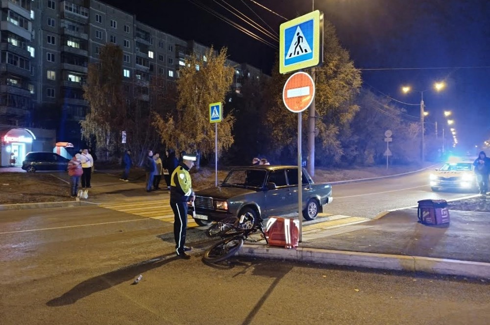 В Нижнем Тагиле сбили курьера на велосипеде