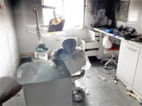 Возгорание произошло в детском кабинете из-за короткого замыкание в розетке: подробности пожара в стоматологии на Гальянке (фото)