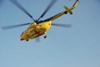 Жителя Кушвы, который упал с 15-метровой высоты, доставили на вертолёте в Нижний Тагил