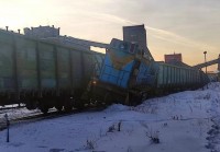 На ЕВРАЗ НТМК врезались два поезда. Фото