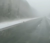 На Серовском тракте снегопад (видео)