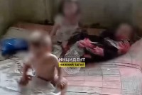 В Нижнем Тагиле мать бросила детей в антисанитарных условиях и ушла выпивать (видео)