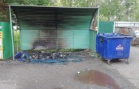 В Нижнем Тагиле массового горят мусорные контейнеры. «Рифей» не исключает версию поджога