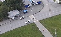 В Нижнем Тагиле женщина-водитель сбила ребёнка на велосипеде, который ехал по «зебре»: видео