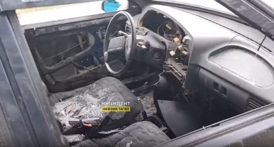 Автомобиль стал жертвой мародёров близ Нижнего Тагила