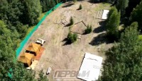 На берегу пруда под Тагилом начали строительство военно-патриотического лагеря