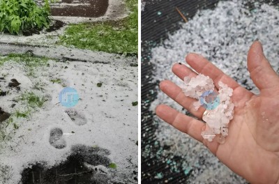 На пригород Нижнего Тагила обрушился град