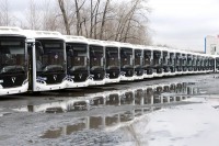 В Нижний Тагил привезли десятки новых автобусов