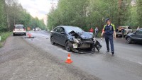 Подростки на питбайке вылетели в лоб легковушке в Нижнем Тагиле