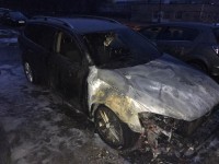 На Гальянке сожгли Volkswagen Passat (фото)