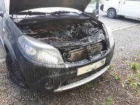 В Нижнем Тагиле у женщины загорелась машина