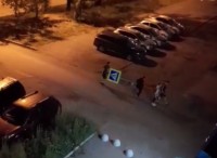 В Нижнем Тагиле украли дорожный знак вместе со столбом (видео)