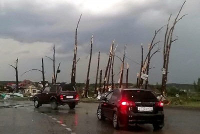 На Кушву и пригород Тагила обрушился торнадо: видео