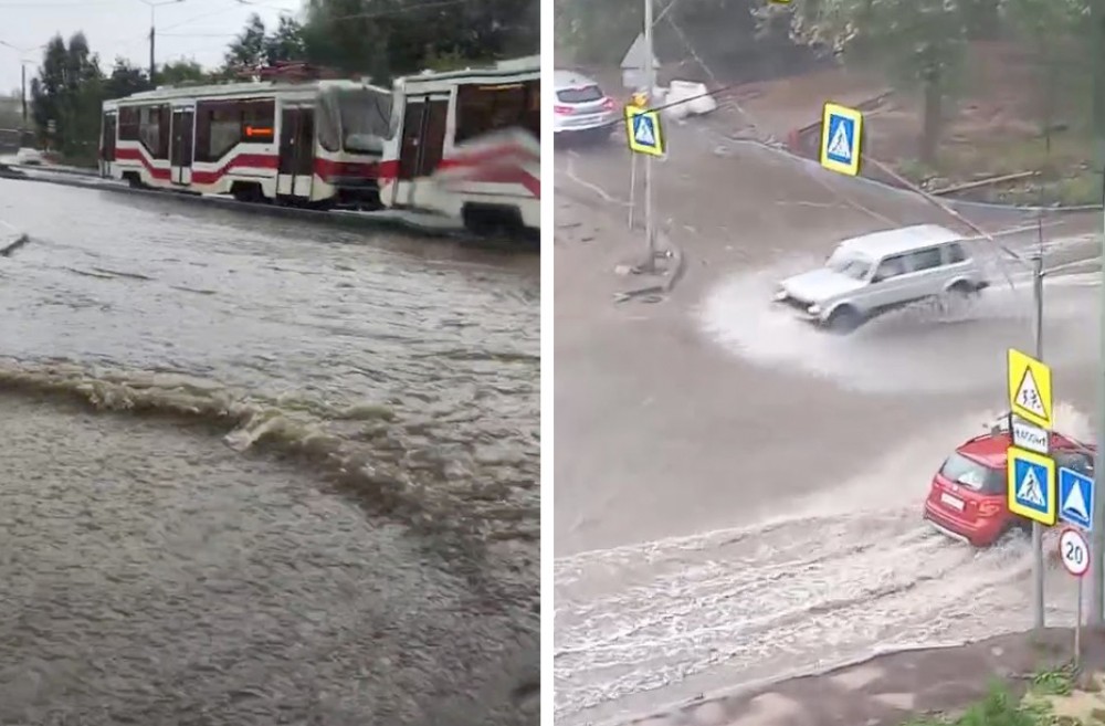 В Нижнем Тагиле ливень затопил один район, обойдя стороной остальные