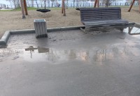 В Нижнем Тагиле затапливает новый парк (фото). Обновлено
